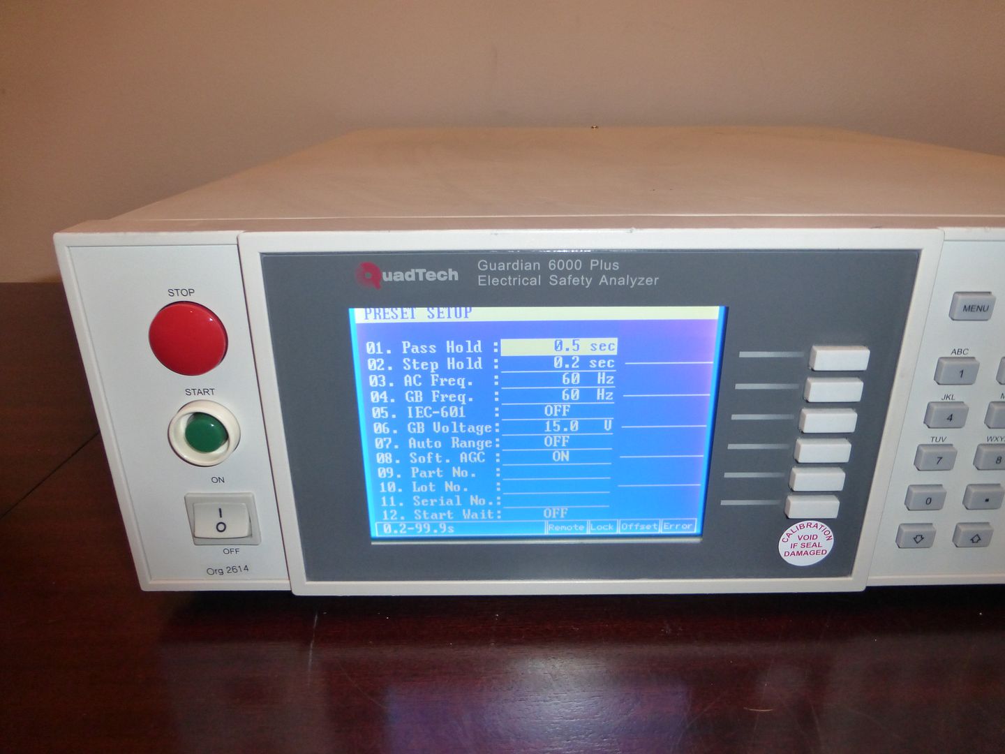 Chroma / Quadtech Guardian 6000 Plus Electrical Safety Analyzer